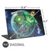 DC Comics Green Lantern Action Pose in Space Universal Laptop 16.6in (13.4 x 9.7in) Skin